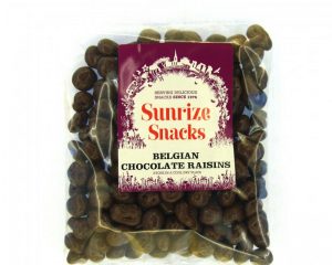 Belgian Chocolate Raisins 300g