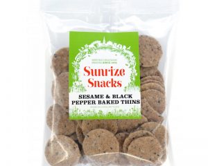 Sesame & Black Pepper Baked Thins 50g
